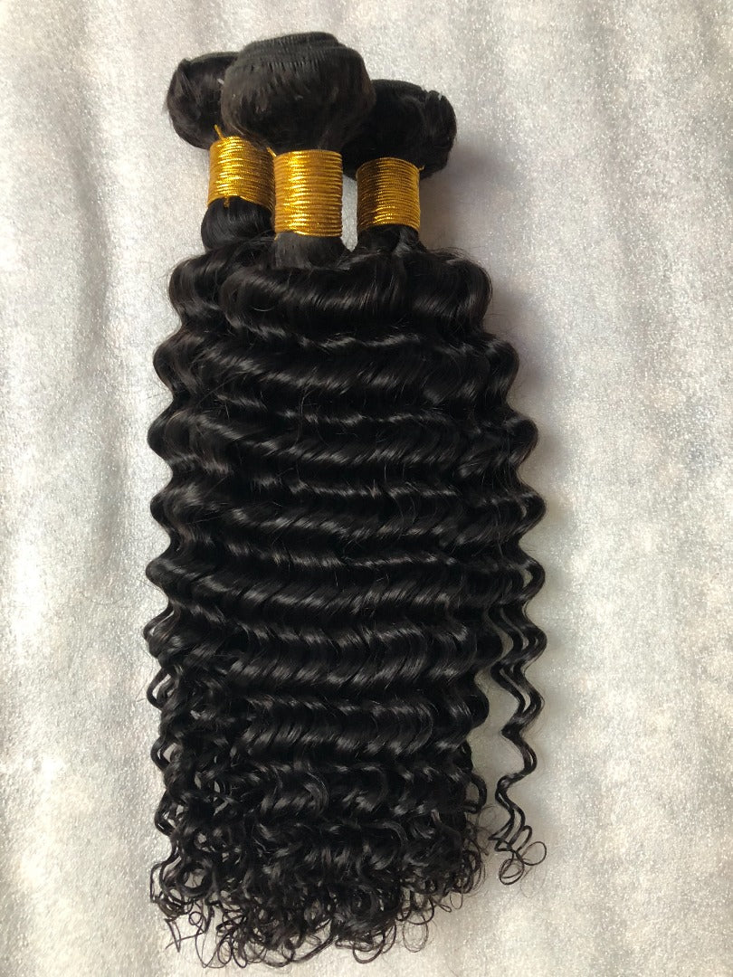 3 PCS WATER WAVE VIRGIN HUMAN HAIR